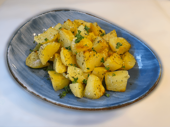 Roasted lemon potatoes